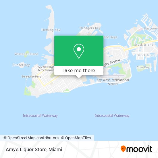 Amy's Liquor Store map