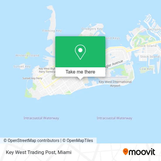 Key West Trading Post map