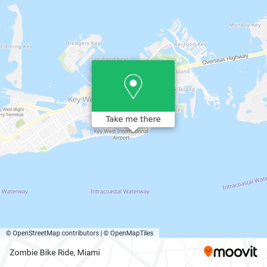 Mapa de Zombie Bike Ride