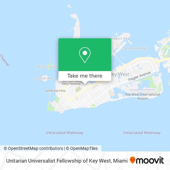 Unitarian Universalist Fellowship of Key West map