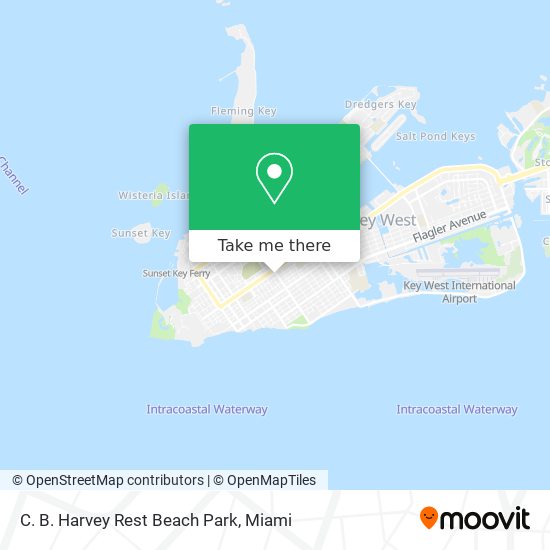 C. B. Harvey Rest Beach Park map