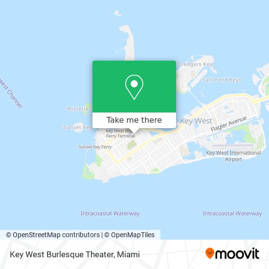 Key West Burlesque Theater map