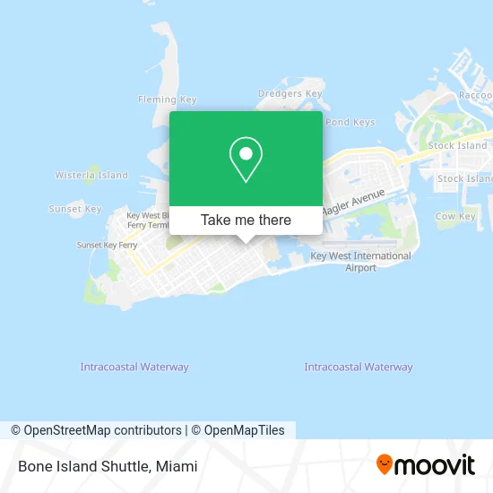 Bone Island Shuttle map