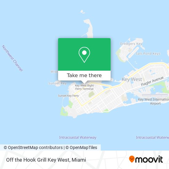 Off the Hook Grill Key West map