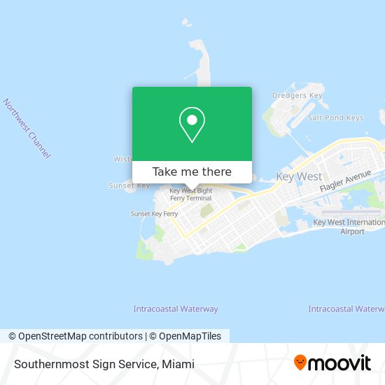 Southernmost Sign Service map