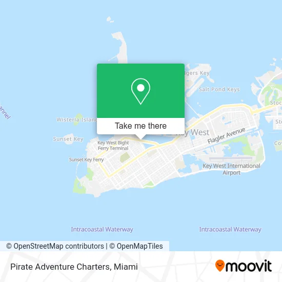 Pirate Adventure Charters map