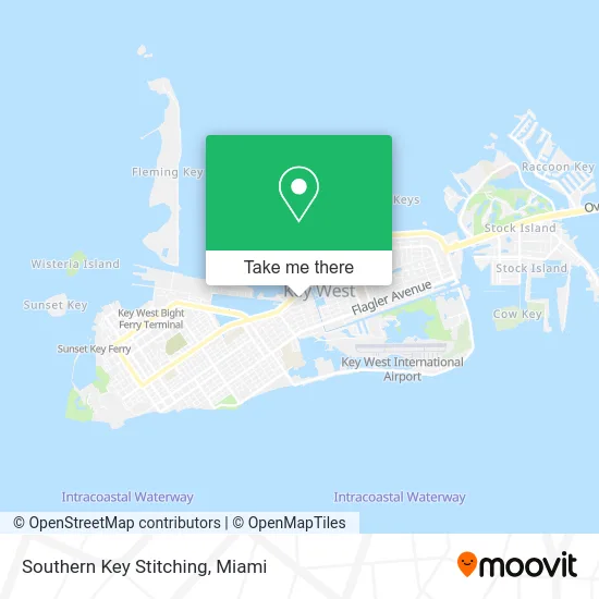 Southern Key Stitching map