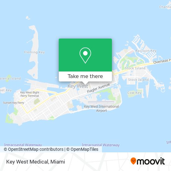 Key West Medical map