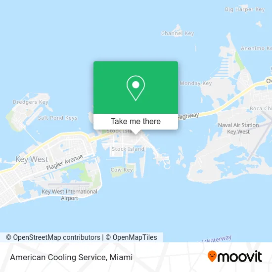 American Cooling Service map