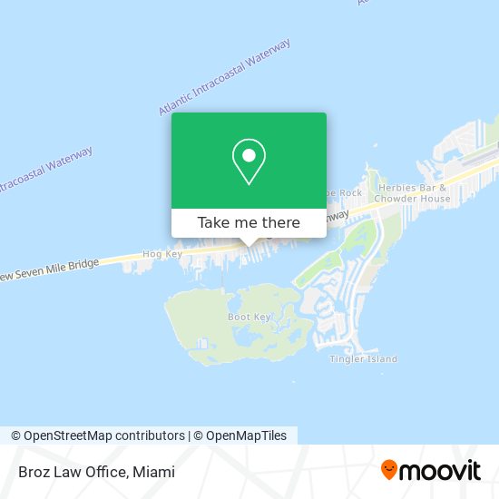 Broz Law Office map