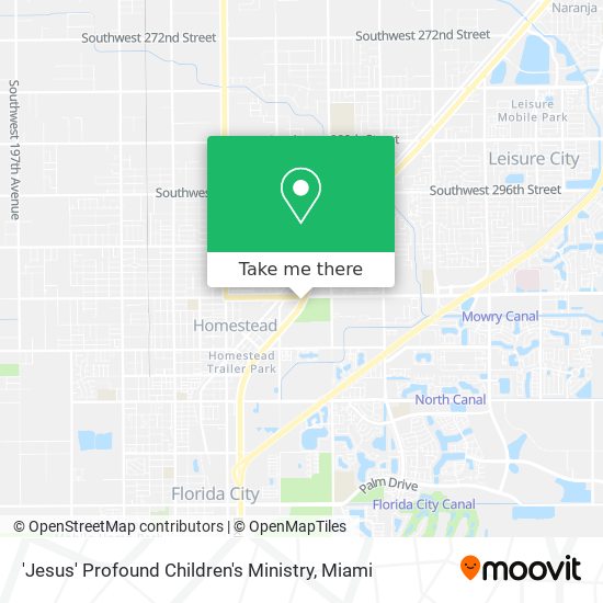 'Jesus' Profound Children's Ministry map