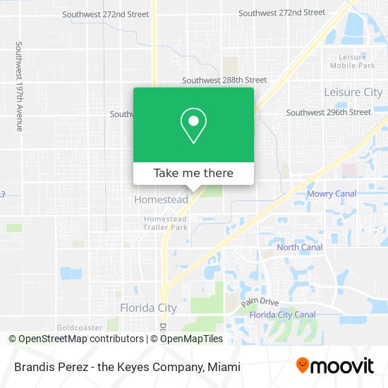 Mapa de Brandis Perez - the Keyes Company