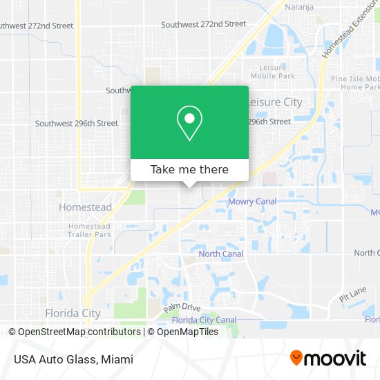 USA Auto Glass map