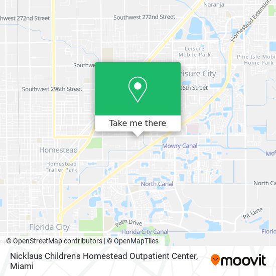 Mapa de Nicklaus Children's Homestead Outpatient Center