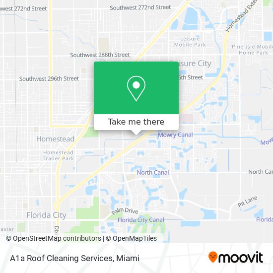 A1a Roof Cleaning Services map