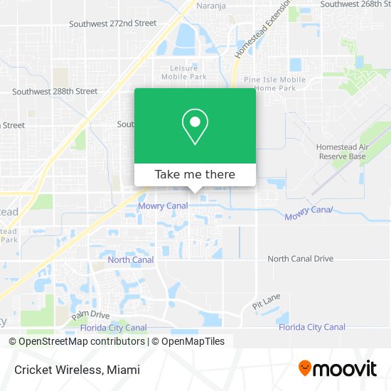 Cricket Wireless map