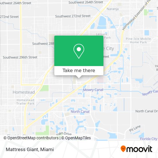 Mattress Giant map