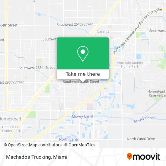 Machados Trucking map