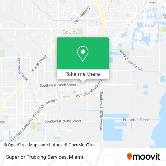 Superior Trucking Services map