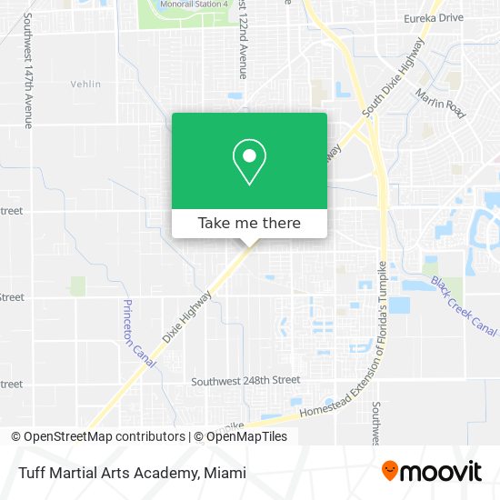 Mapa de Tuff Martial Arts Academy