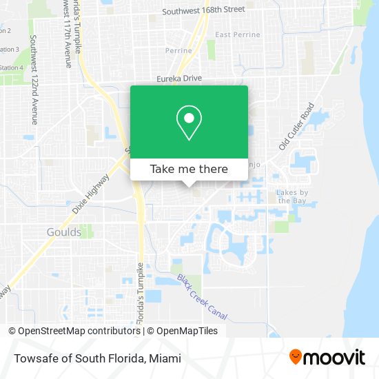 Towsafe of South Florida map