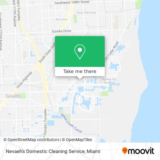 Mapa de Nevaeh's Domestic Cleaning Service