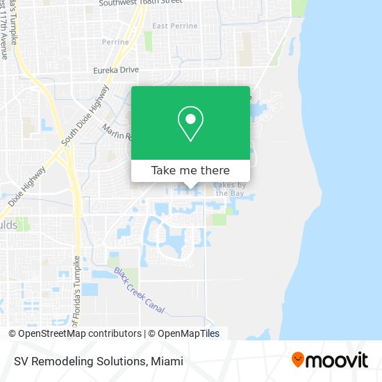 SV Remodeling Solutions map