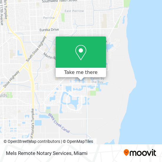 Mels Remote Notary Services map