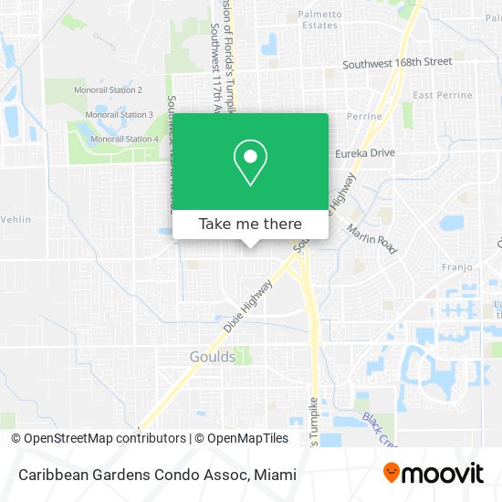 Caribbean Gardens Condo Assoc map