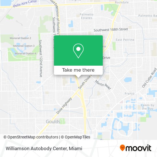 Mapa de Williamson Autobody Center