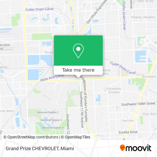 Mapa de Grand Prize CHEVROLET