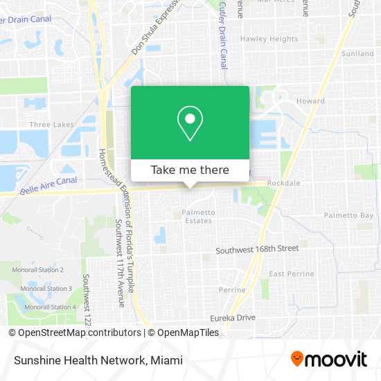 Sunshine Health Network map