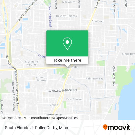 South Florida Jr Roller Derby map