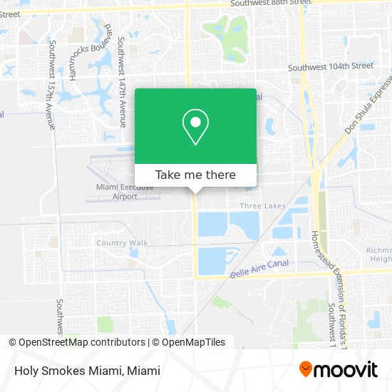 Holy Smokes Miami map