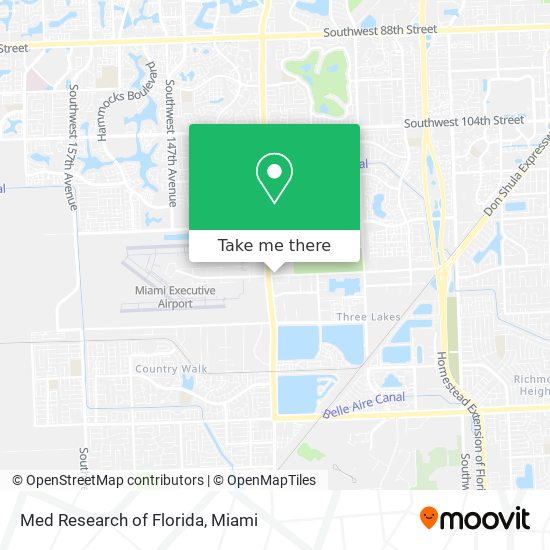 Mapa de Med Research of Florida