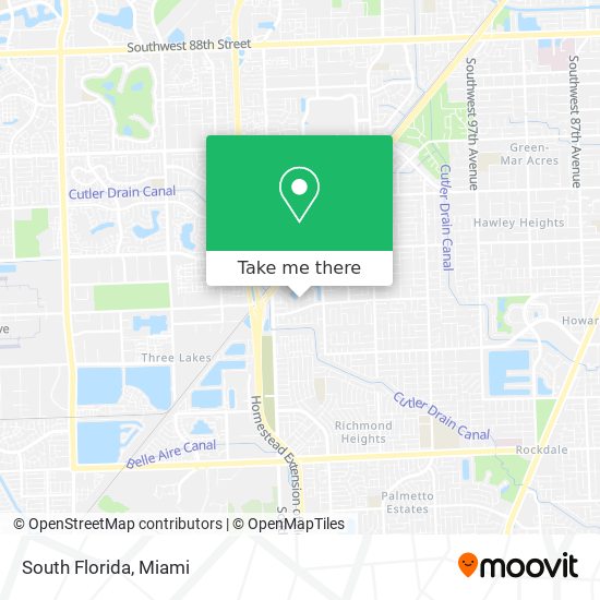 Mapa de South Florida