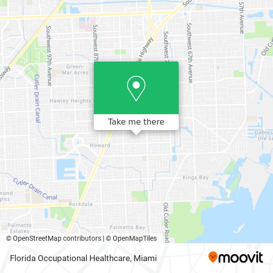 Florida Occupational Healthcare map