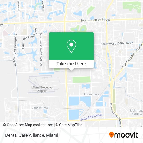 Dental Care Alliance map