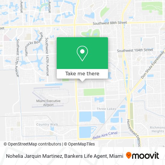 Nohelia Jarquin Martinez, Bankers Life Agent map