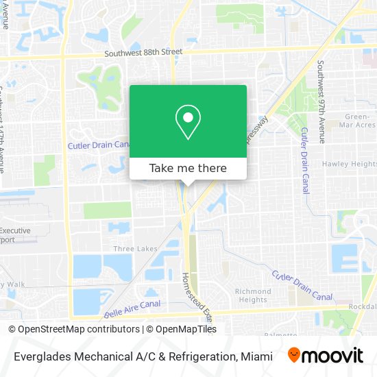 Mapa de Everglades Mechanical A / C & Refrigeration