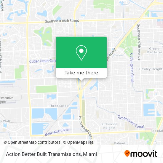 Action Better Built Transmissions map