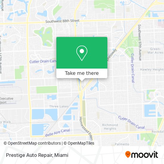 Mapa de Prestige Auto Repair