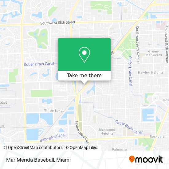 Mar Merida Baseball map