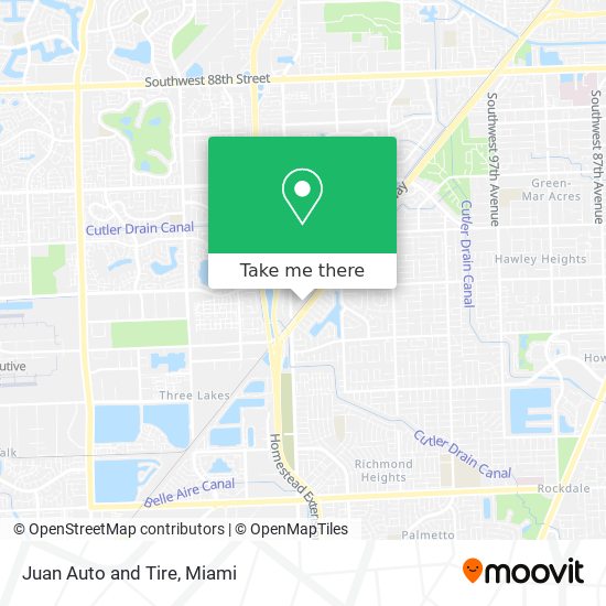 Juan Auto and Tire map