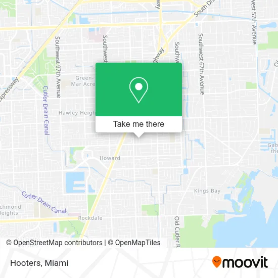 Hooters map