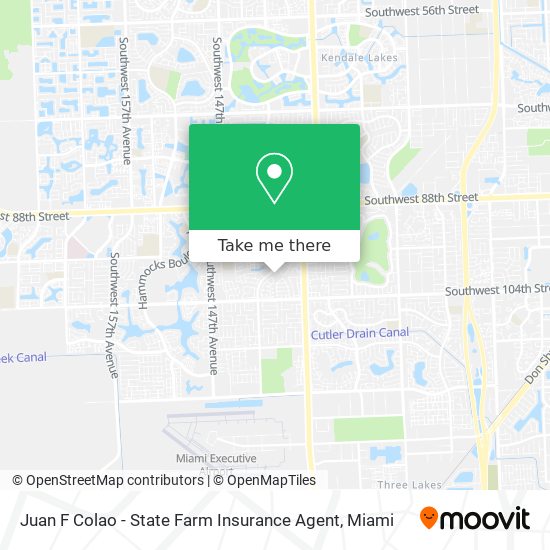 Juan F Colao - State Farm Insurance Agent map