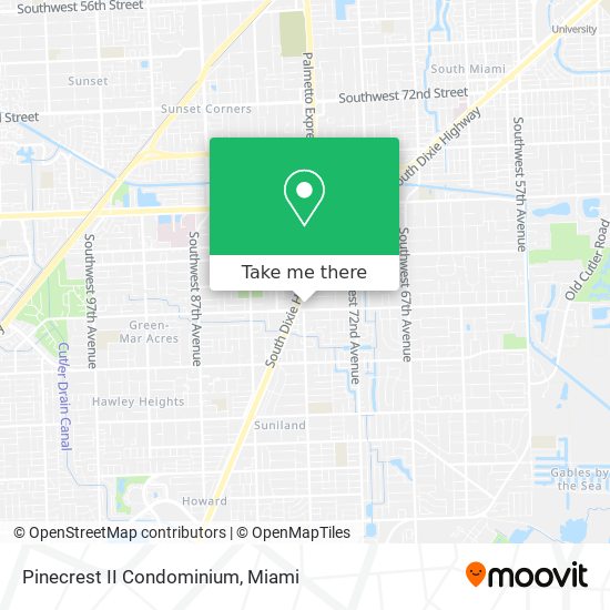 Pinecrest II Condominium map