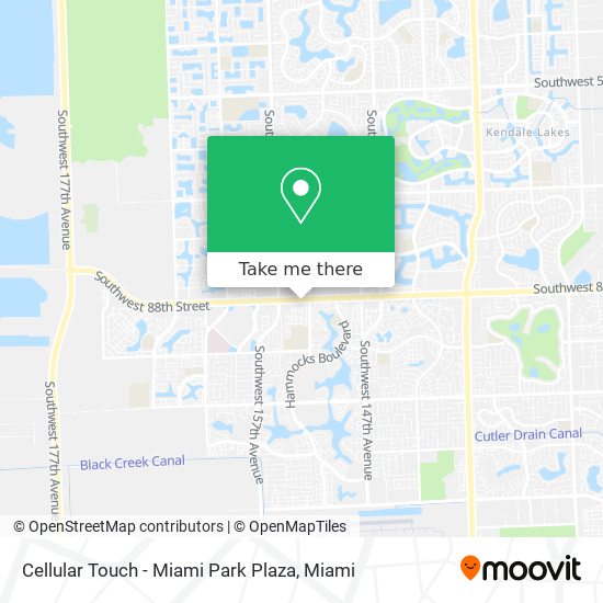 Cellular Touch - Miami Park Plaza map