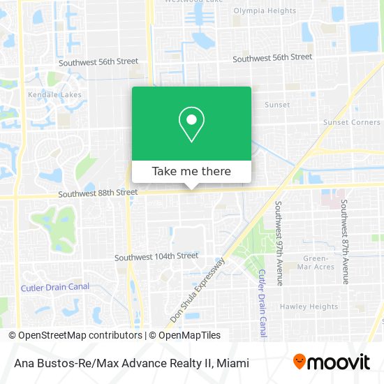 Ana Bustos-Re / Max Advance Realty II map