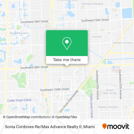 Sonia Cordoves-Re / Max Advance Realty II map